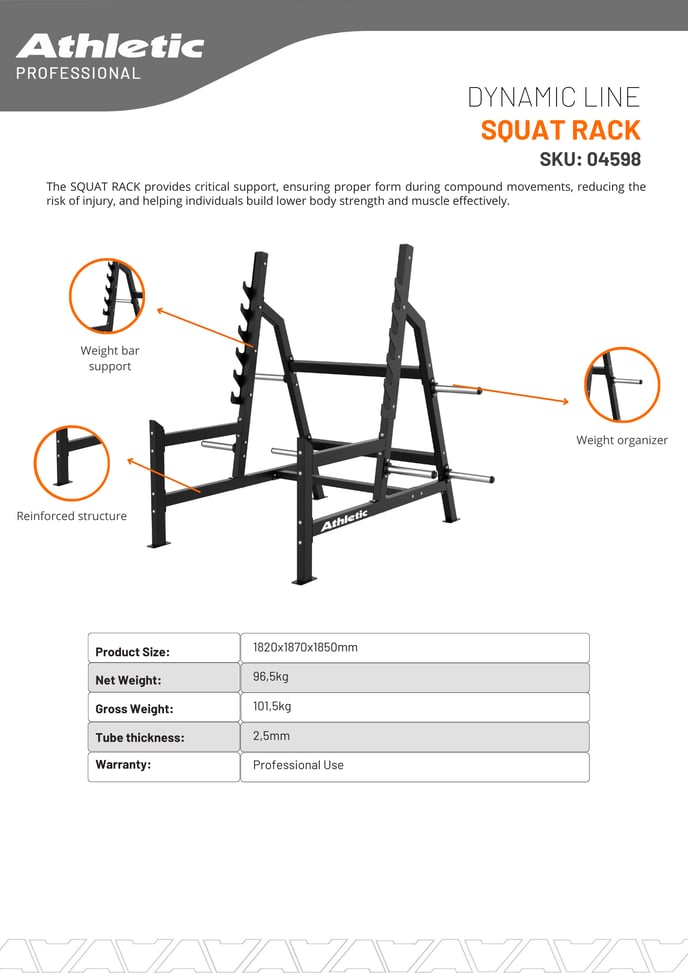 DYNAMIC LINE SQUAT RACK